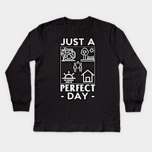 A Perfect Day with You Kids Long Sleeve T-Shirt